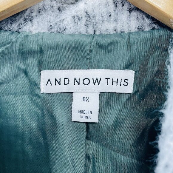 And Now This Womens Trendy Plus Size 0X Meadowland Plaid Shirt Jacket Green $60 - Picture 4 of 6